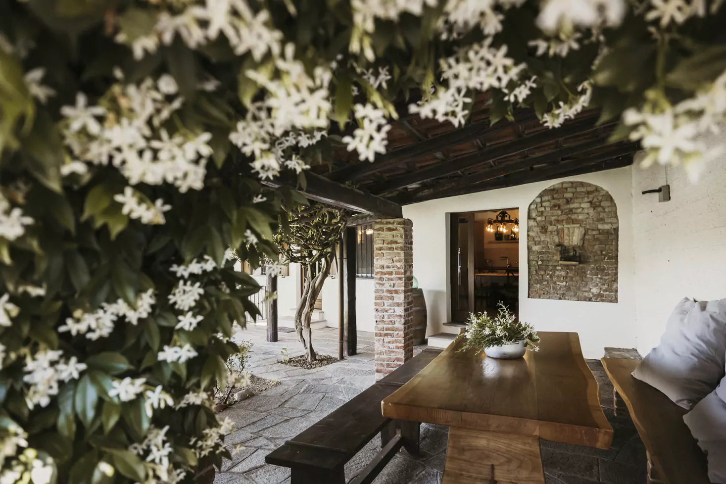 The main terrace at Casa Kristiansen